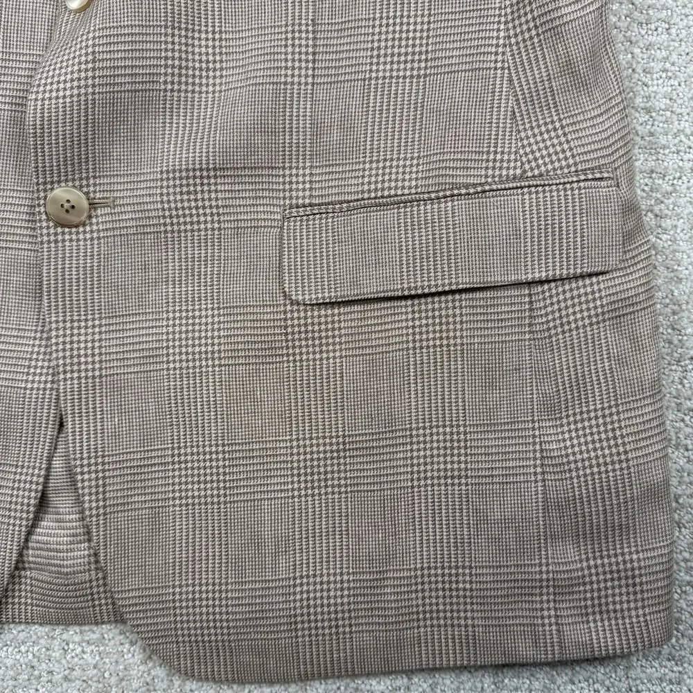 Lauren Ralph Lauren Mens 41R Beige Two Button 100% Linen Blazer Sport Coat